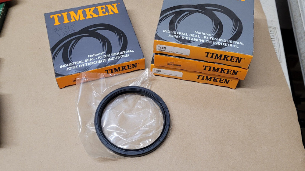 Lot Of 4 Timken 710077 Oil Seals 3.375x3.948x0.375
