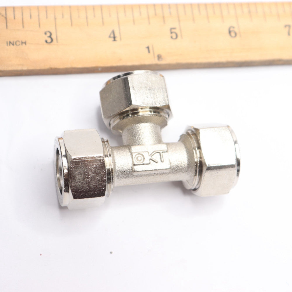 Compression Fitting Reducing Tee Pipe 1/2" T1216