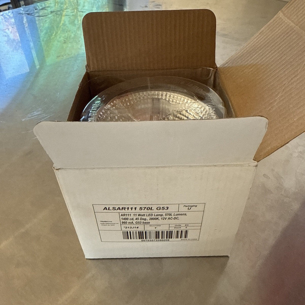 LITHONIA ACUITY ALSAR111-570L-G53 LED AR111 LAMP BULB 11W 2800K 85-CRI 570-LUMEN