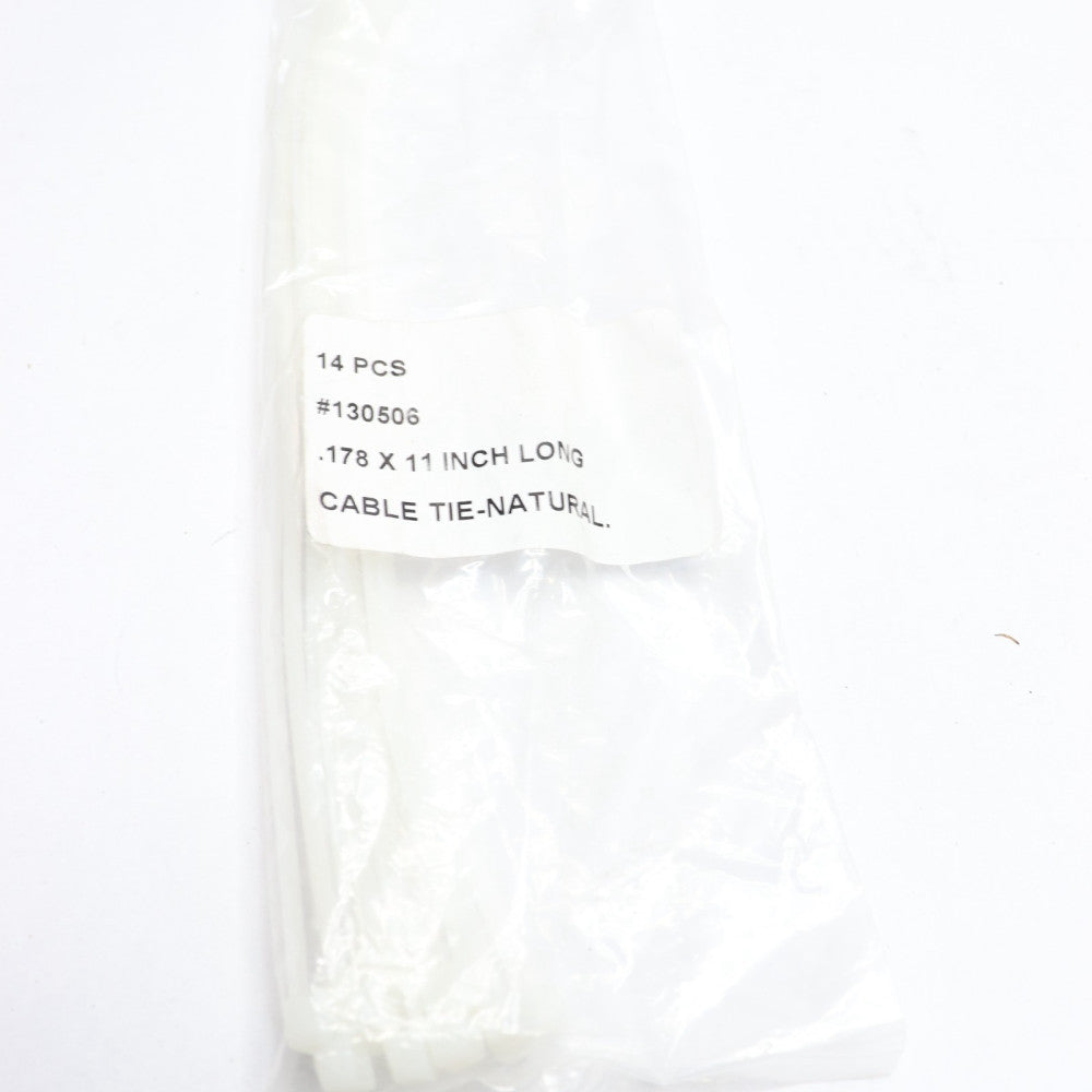 (14-Pk) Cable Tie Locking Straps #50 11" L x 0.178" W 130506