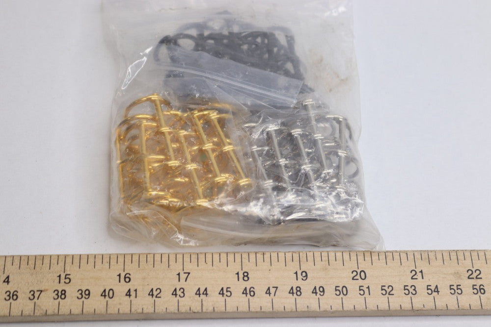 Mardatt Ring Binders Book Snap Split Hinged Metal Gold/Silver/Black 20mm â
