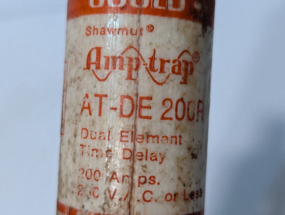 Gould Shawmut AT-DE 200R Amp-trap Dual Element RK5 200 Amp 250V