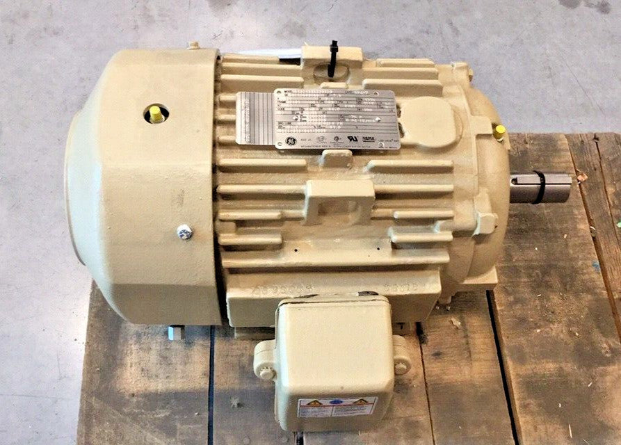 GE M9427 Used Electric Motor 5KS213XAA208D3 3ph 7.5hp 460V 60hz 1770rpm TEFC213T