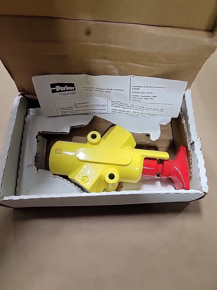 Parker Schrader Bellows LV4NA8 Lockout Valve new