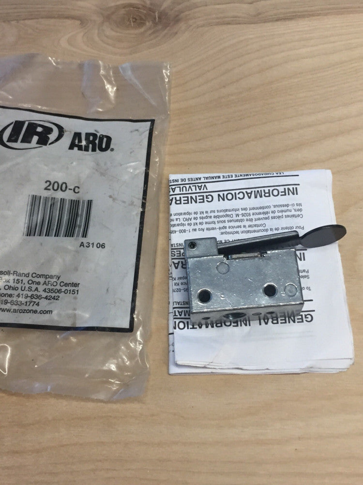 NEW Aro 200-C Mini Valve Manual Operation 1/8” NPT
