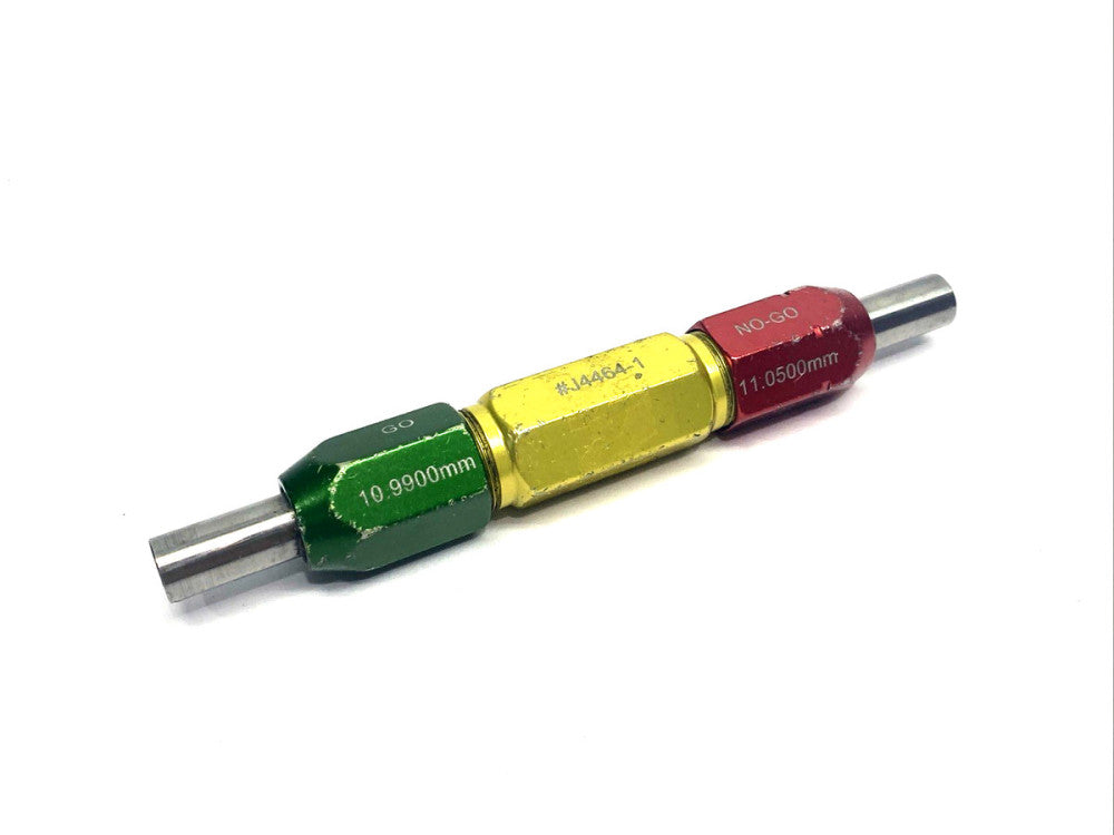 Vermont Gage J4464-1 Class X Pin Gage GO 10.9900mm NO-GO 11.0500mm