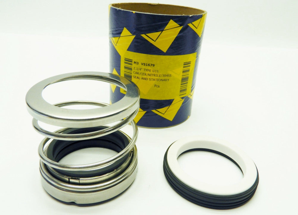 2-1/4" Pump Shaft Seal & Stationary 2.25" CAR/CER/NITRILE/304SS Vulcan VS1679 TY