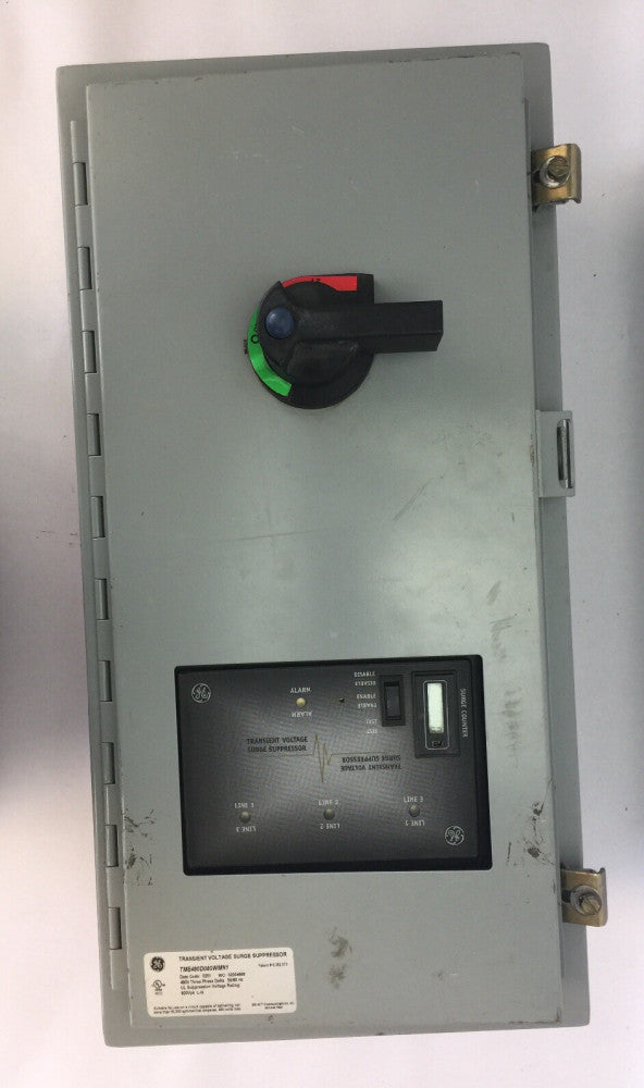 GE TME480D080WMN1 TRANSIENT VOLTAGE SURGE SUPPRESSOR 480V THREE PHASE DELTA 