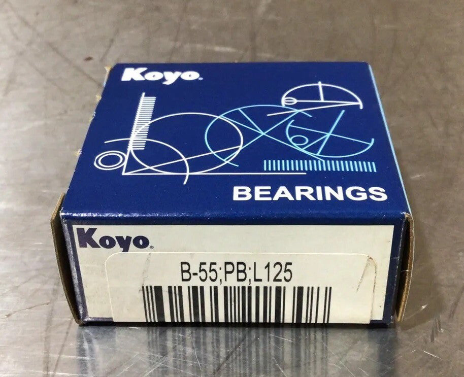 KOYO B-55;PB;L125 Needle Bearing NOS Surplus