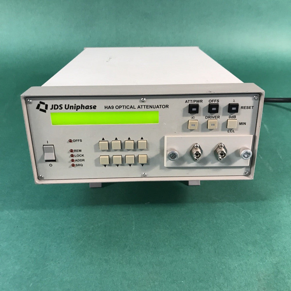 JDS UNIPHASE FITEL HA9 OPTICAL ATTENUATOR HA097+20KFP1