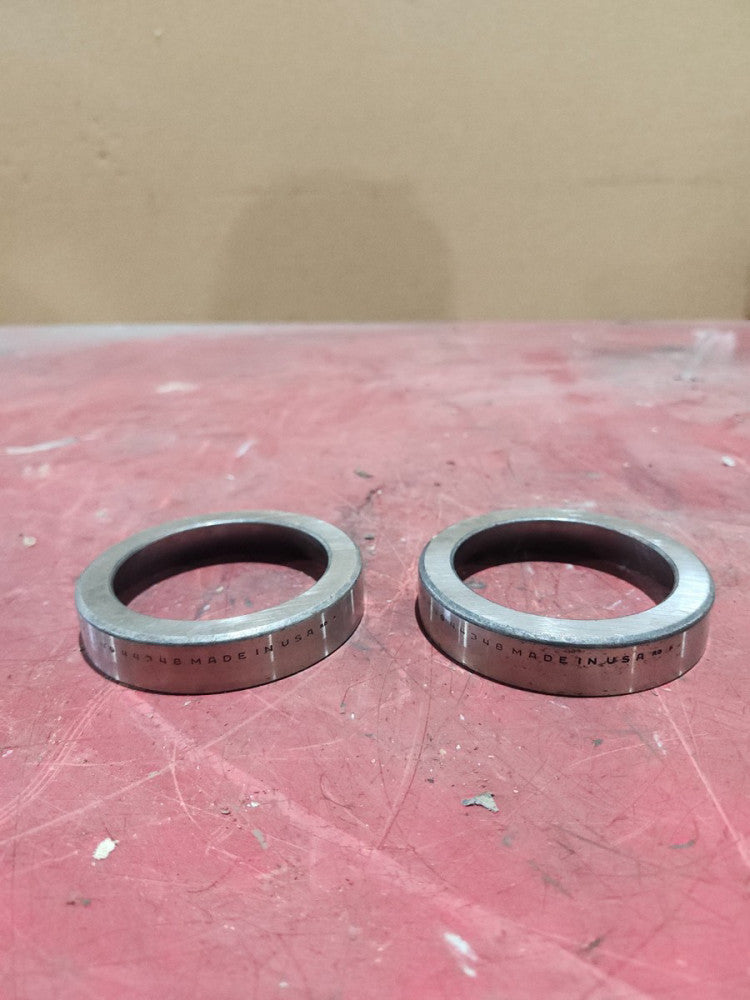 NEW NO BOX LOT OF 2 TIMKEN TAPERED ROLLER BEARING SINGLE CUP 44348