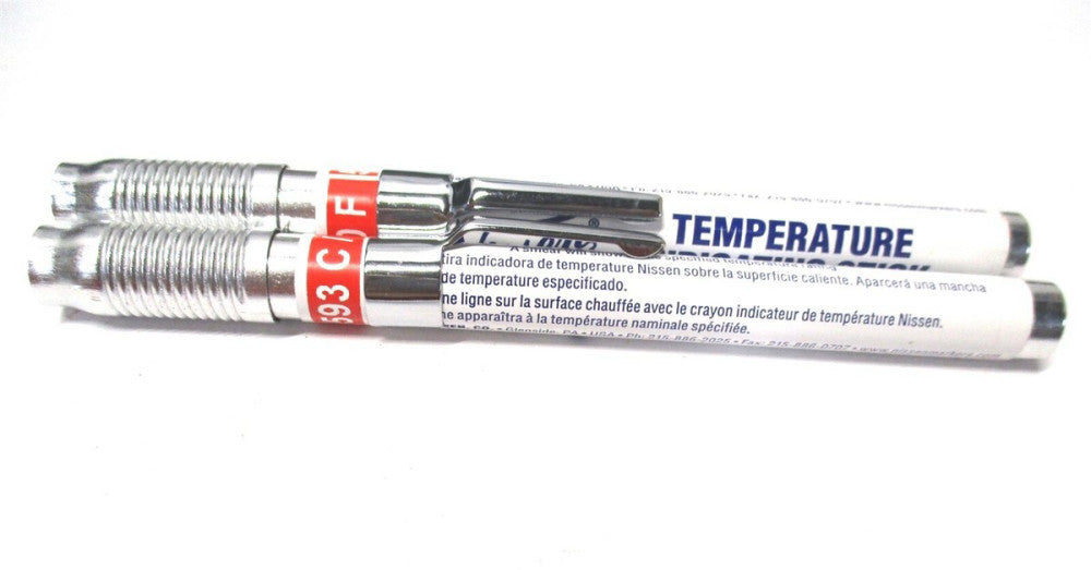 Nissen (91100) 1100° F / 593° C 3/8" Temperature Indicating Stick - 2 QTY