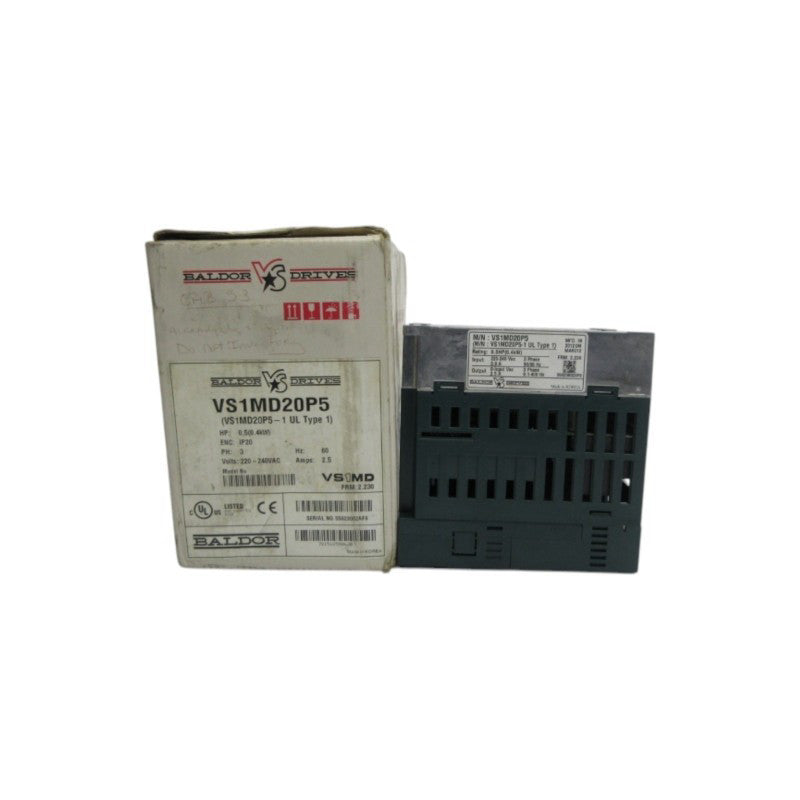 BALDOR VS1MD20P5 220-240VAC 3.9A NSMP