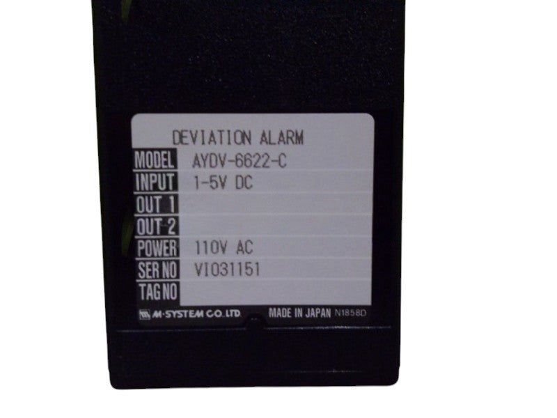 M-SYSTEM AYDV-622-C DEVIATION ALARM NSMP