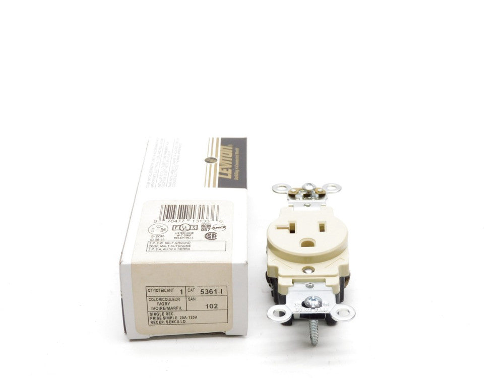 LEVITON 5361-I 125V 20A NSMP