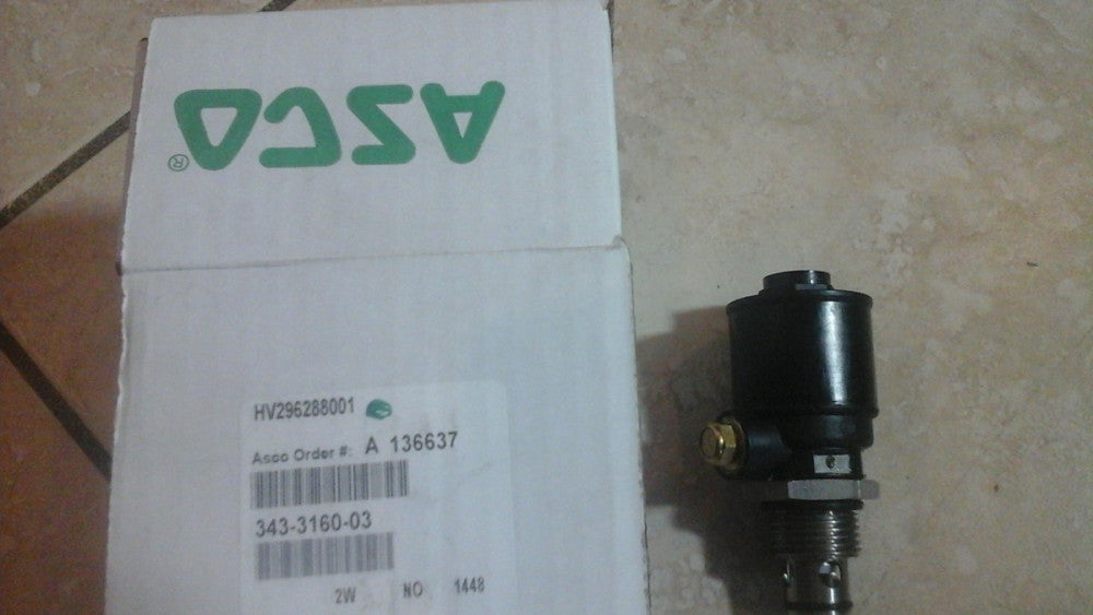 ASCO  Valve 343-3160-03   HV296288001   A 136637 2W 1448