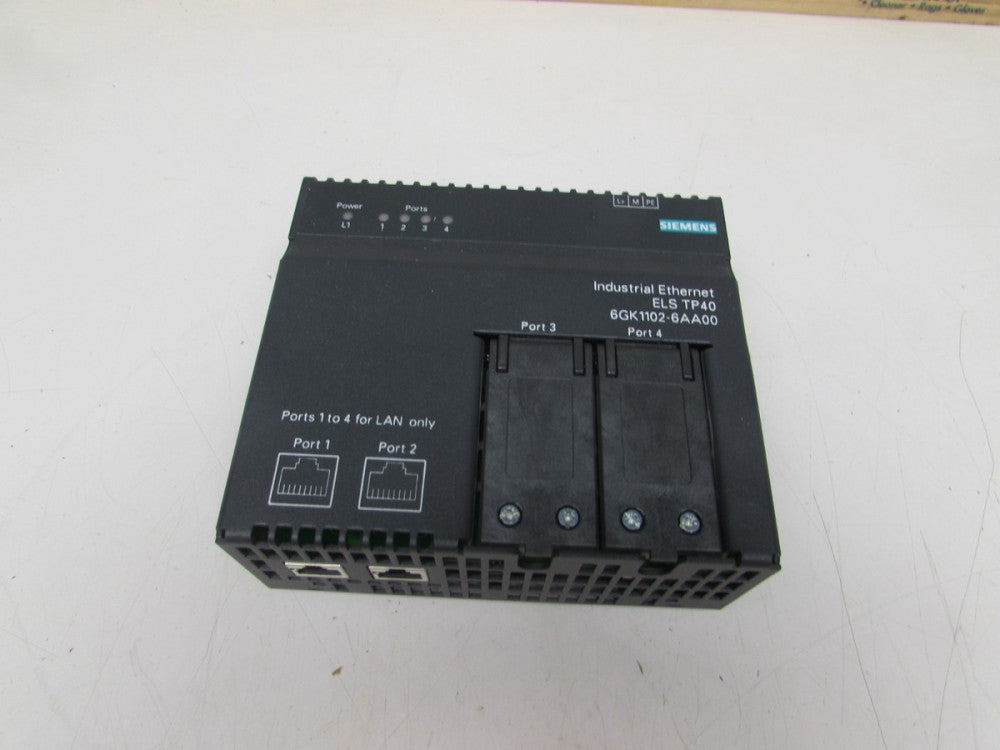 SIEMENS 6GK1102-6AA00 , INDUSTRIAL ETHERNET, ELS TP40, GOOD TAKEOUT MAKE OFFER! 