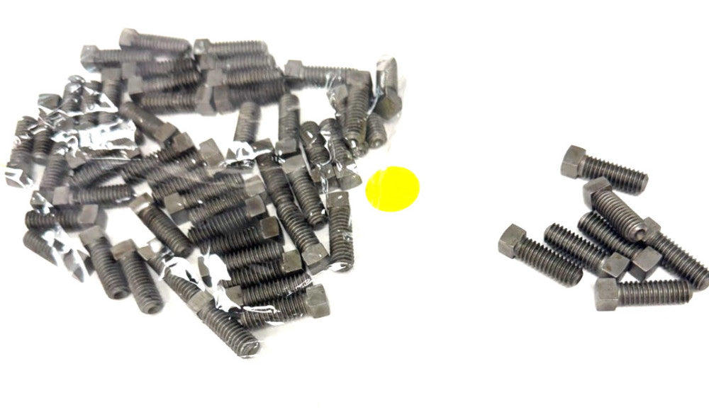 UNBRANDED SQUARE HEAD CUP POINT SET SCREWS (LOT OF 57)