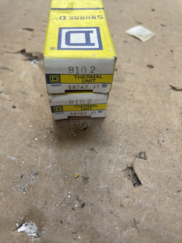 1- Square D B10.2 Thermal Overload Relay Heater Type B, Rated for 6.4-7.53 Amp N