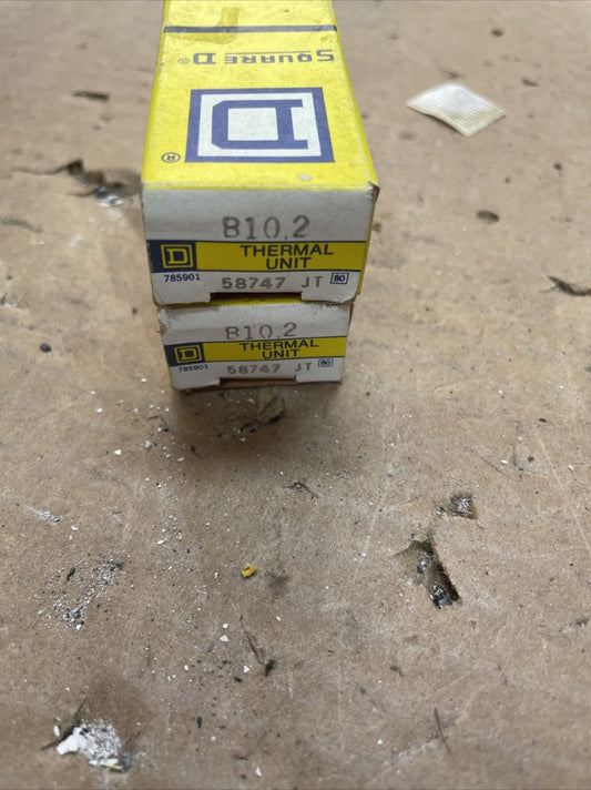 1- Square D B10.2 Thermal Overload Relay Heater Type B, Rated for 6.4-7.53 Amp N
