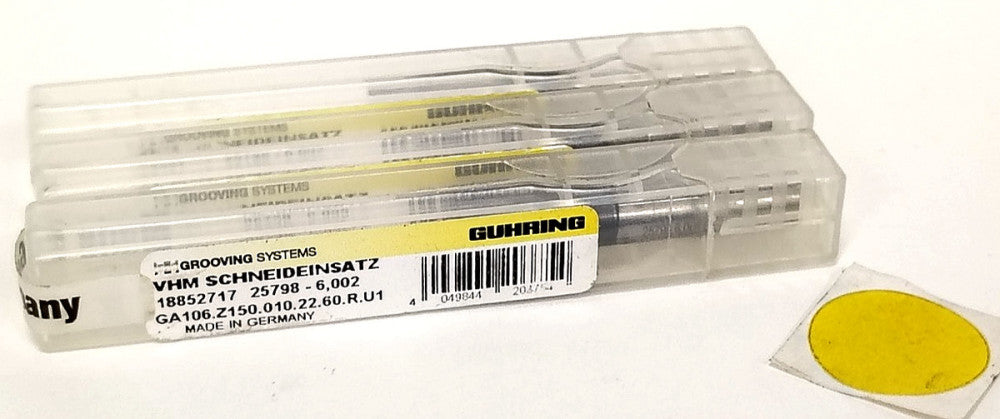 GUHRING CARBIDE BORING BAR CUTTING TOOLS 18852717 25798-6,002 ***LOT OF 3***
