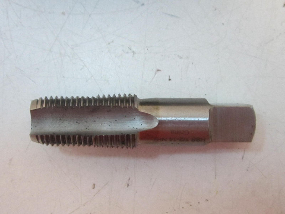 1/2"-14 NPT 4 Flute High Speed Steel Taper Pipe Tap New