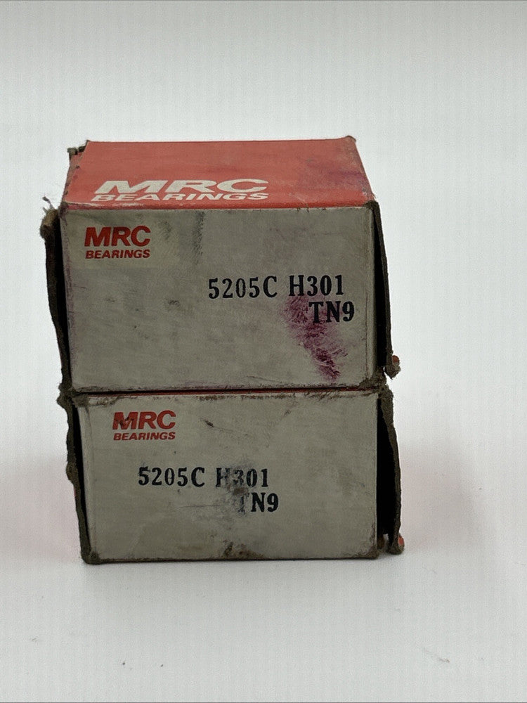MRC 5205C H301 TN9 Double -Row Angular Contact Ball Bearings **Qty 2**