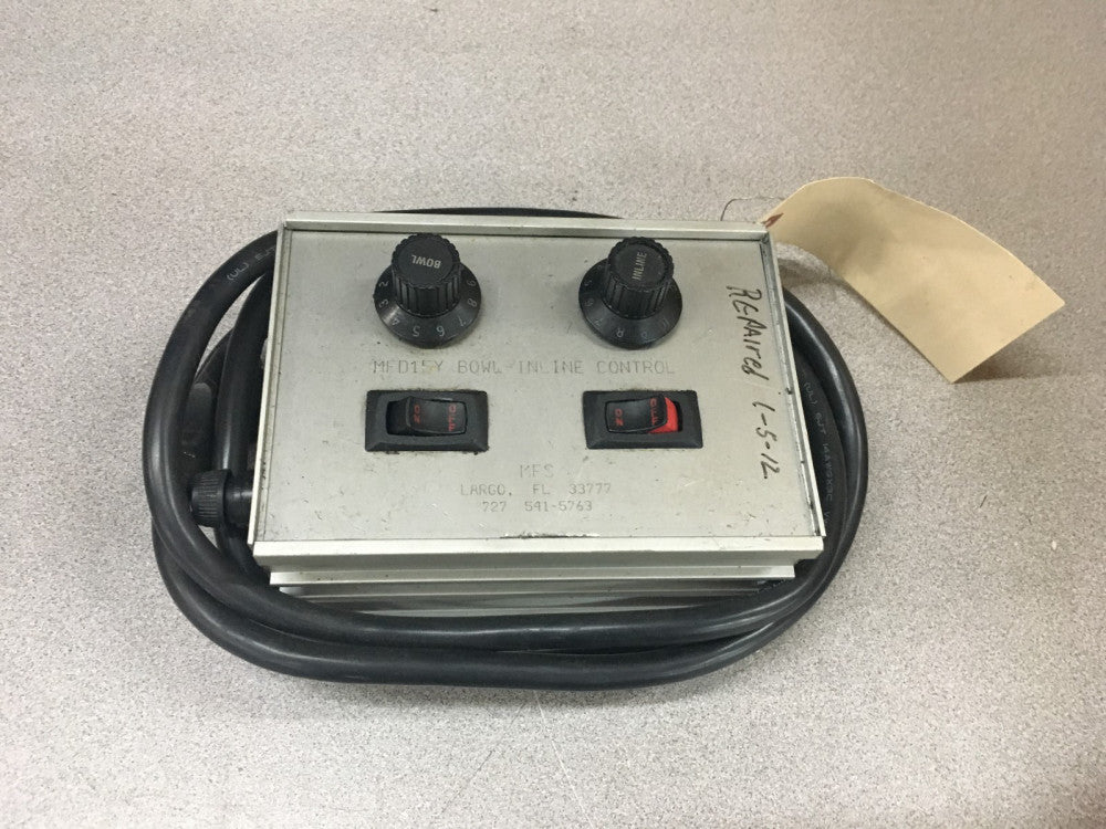 REPAIRED MFS BOWL-INLINE CONTROL MFD15Y