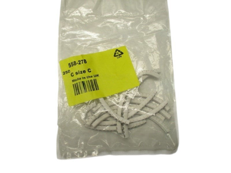 HELLERMANNTYTON 901-10415 558-278 CABLE MARKER (PKG OF 250) NSMP