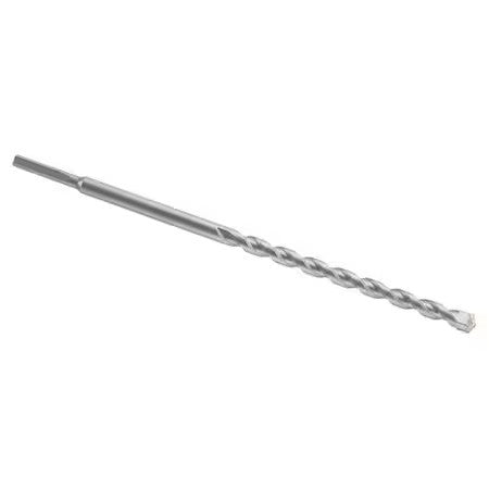 Bosch Lbh011 2-Cutter Hammer Drill Bit,Three-Flat Shank 1/2" X 12"L, Round