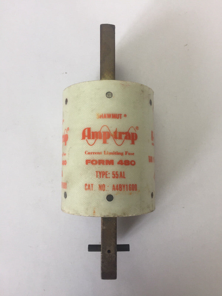 SHAWMUT A4BY1600 AMP-TRAP CURRENT LIMITING FUSE FORM 480 TYPE 55AL 600VAC K-DON 