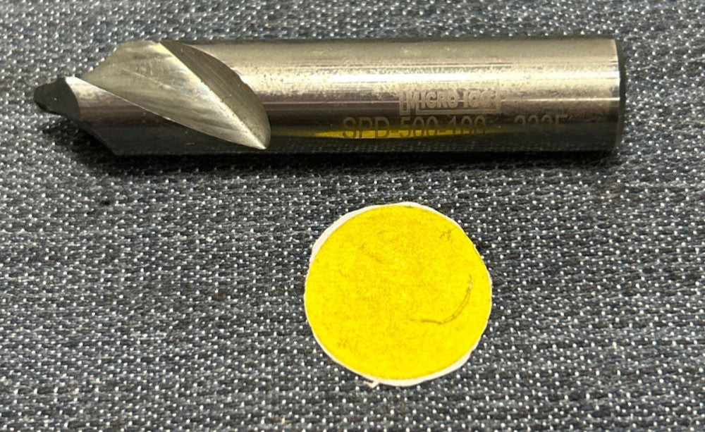 MICRO 100 CARBIDE SPOTTING DRILL BIT SPD-500-100 CUT DIAMETER 1/2" OAL 2-1/2"