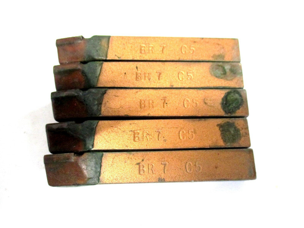 ACT (BR-7) 7/16 x 7/16 x 3 BR C5 RH Carbide Lead Angle Turning Tool Bit - 5 PC