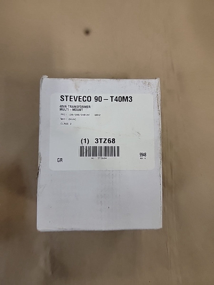 Steveco 90-T40M3 White Rogers 40VA Transformer T40-24M3 120/208/240 24vac  New