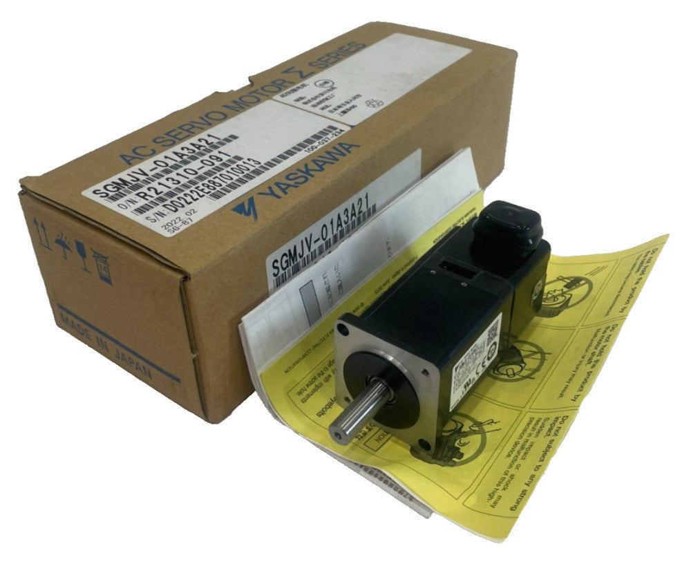 NEW YASKWA SGMJV-01A3A21 AC SERVO MOTOR SGMJV01A3A21