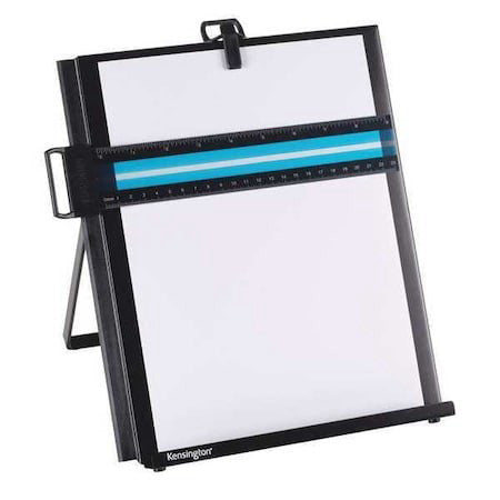 Kensington S7062046b Copy Holder,Black,40 Sheet Cap.,Metal