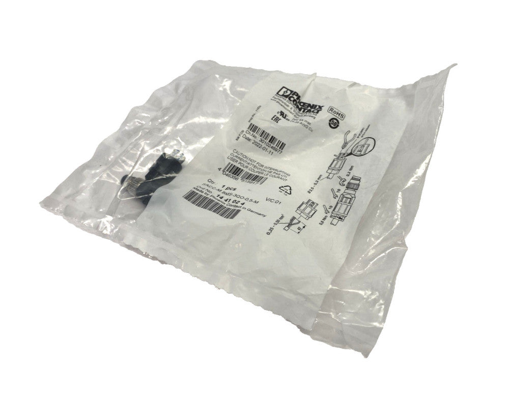 Phoenix Contact SACC-M 8MS-3QO-0,5-M Connector M8 3-Pin Male 1441024
