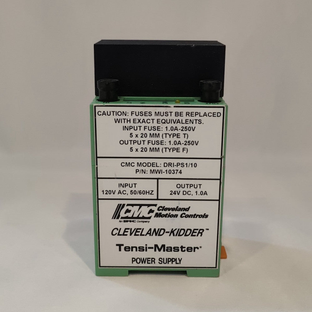CLEVELAND-KIDDER MWI-10374 Tensi-Master Power Supply Input 120V AC Output 24V DC