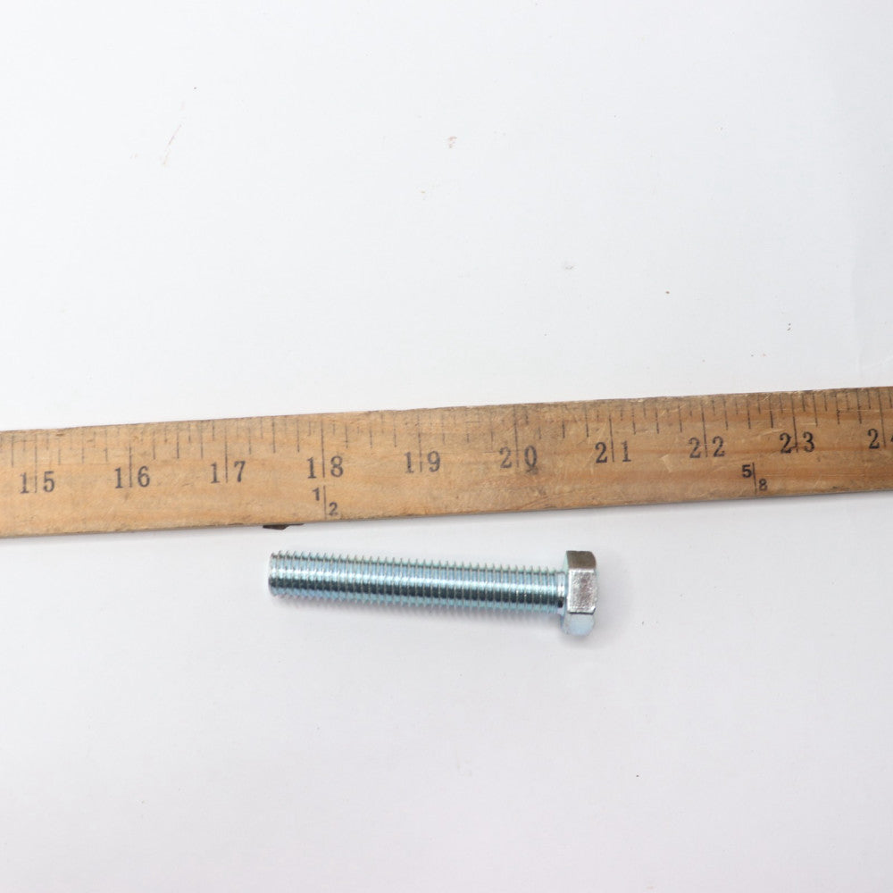 (5-Pk) Hex Head Full Thread Zinc Plated Steel 1/2-13" x 3"