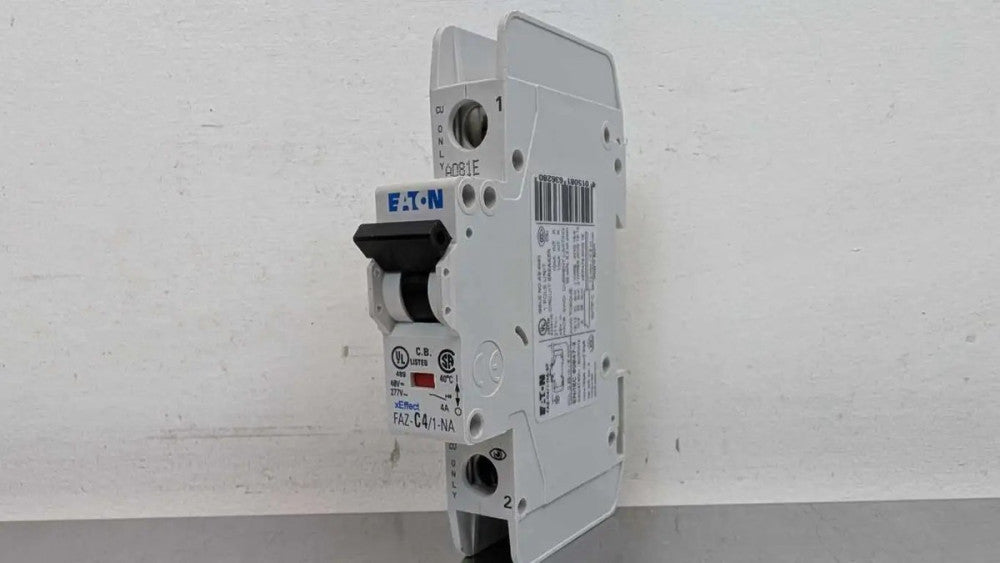 Eaton FAZ-C4/1-NA Miniature Circuit Breaker 277VAC/48VDC 4A