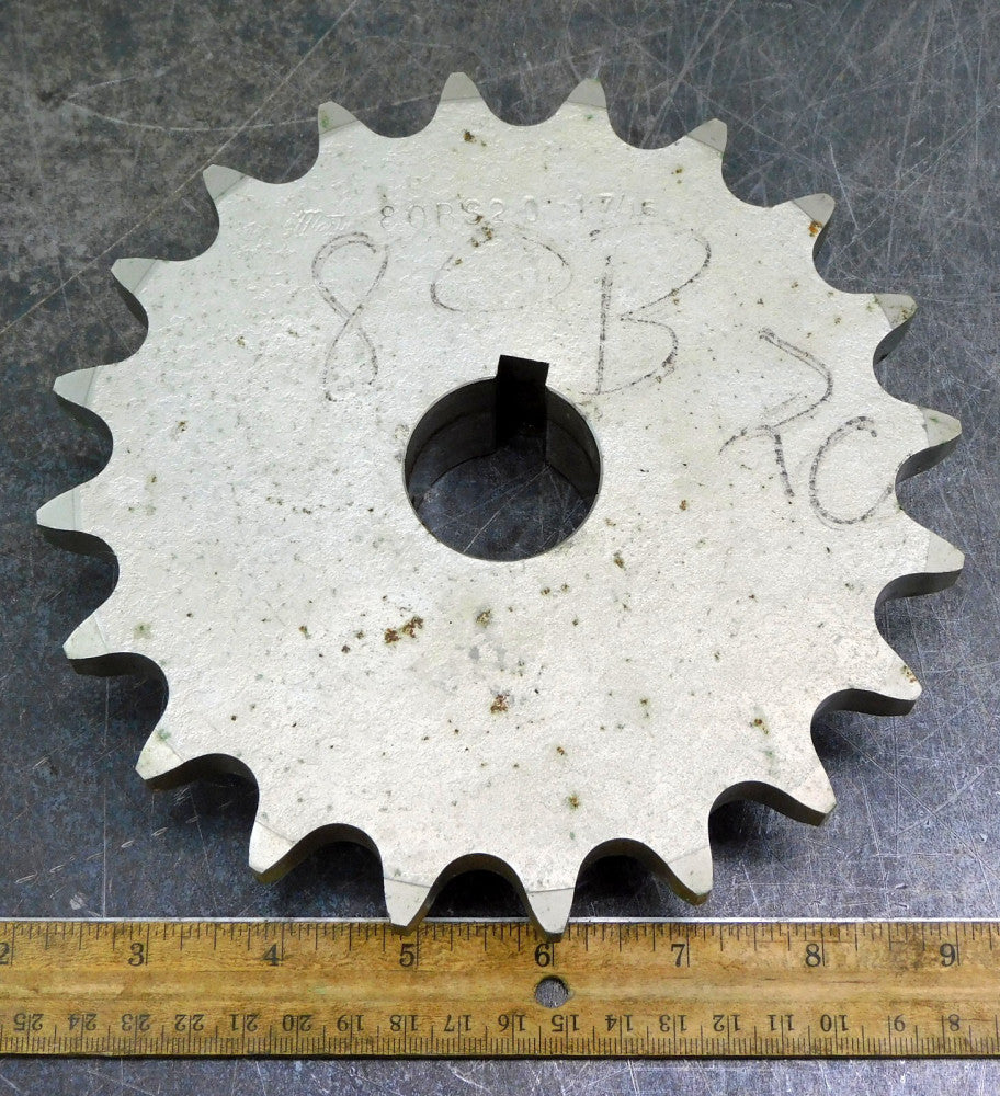 Martin 80BS20 Roller Chain Sprocket #80 20 Teeth 1-7/16" Bore