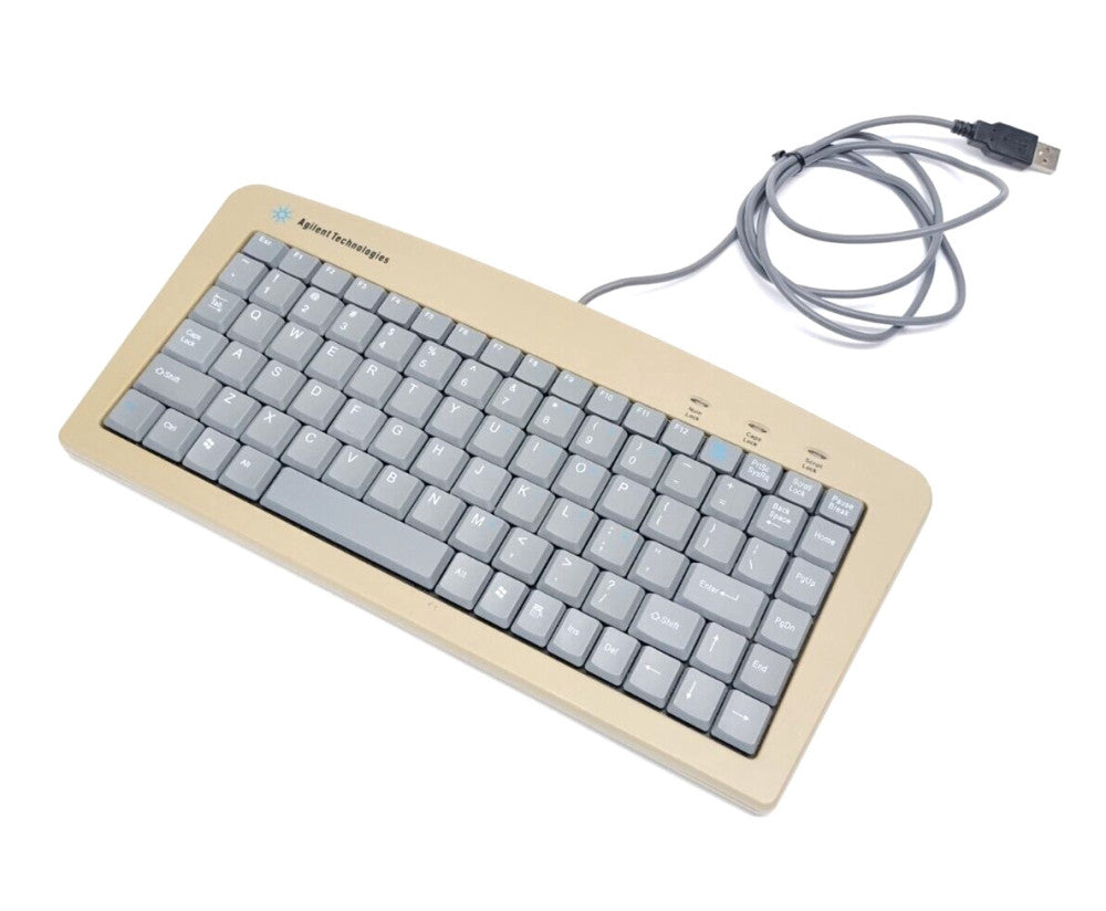 Agilent Technologies Mini USB Keyboard, Beige