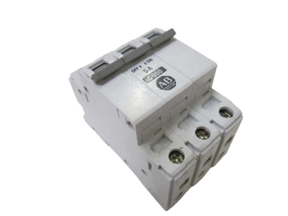 ALLEN BRADLEY 1492-CB3G050 SER. B CIRCUIT BREAKER 5A NSNP