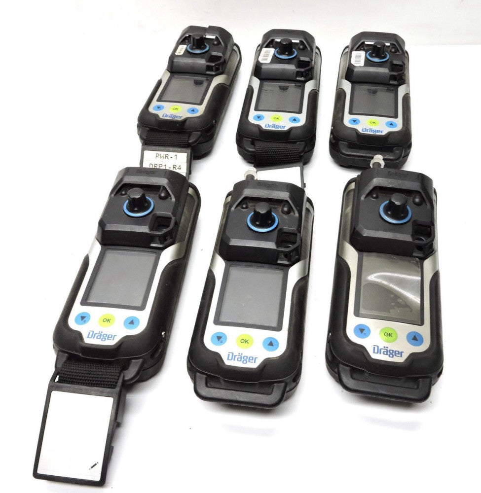 (Lot of 6) - Drager X-AM 8000 Multi-Gas Detector 8325800