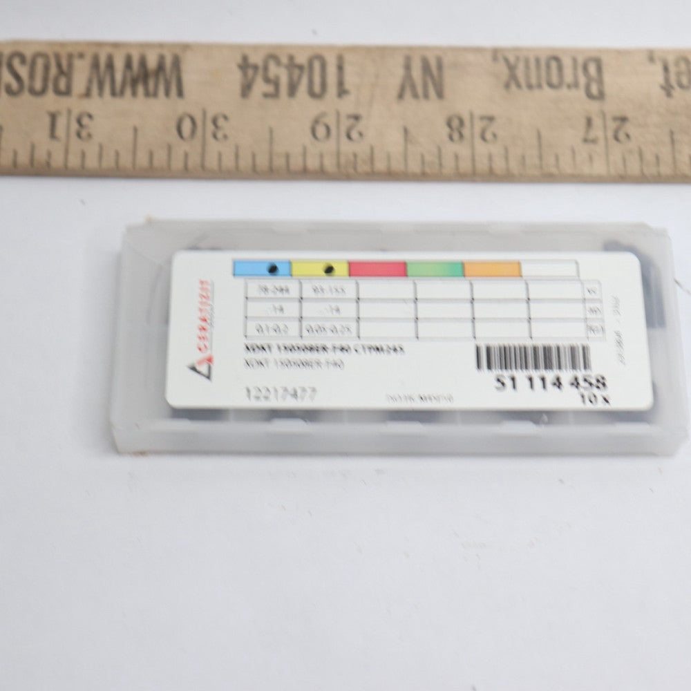 (10-Pk) Ceratizit Wnt Milling Insert 12217477