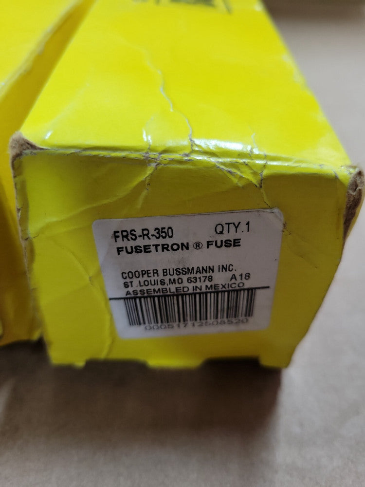 1- New Bussmann FRS-R-350 Fuse, 350 A, Class RK5, 250V, Blade End NEW OLD STOCK