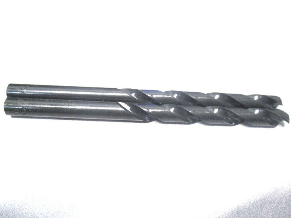 Made in USA 25/64 x 25/64 x 3-1/4 x 6 2-Flute Spiral Flute HSS Drill Bit - 2 QTY