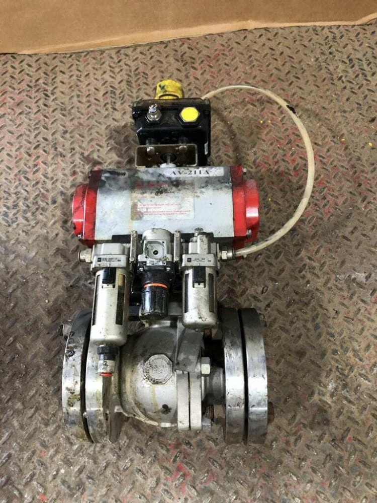 Flow-Tek 3" Stainless Steel Pneumatic Ball Valve 140PSI