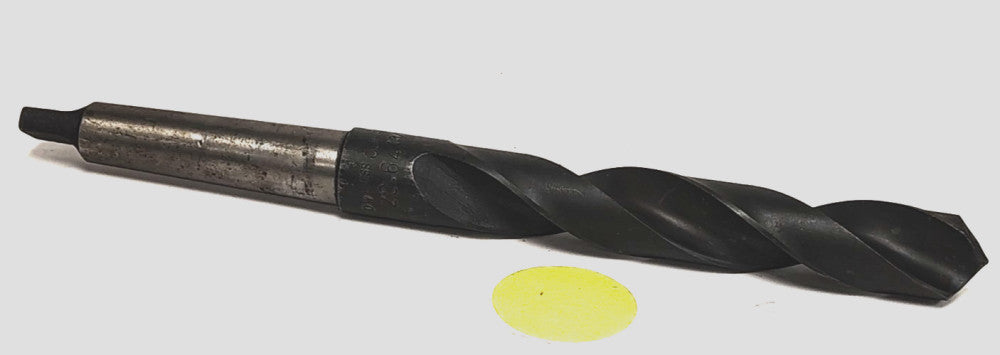 GUHRING 13/16" 2-FLUTE MORSE TAPER DRILL BIT 5" FLUTE 2-1/2"  SHANK 9" OAL HSS