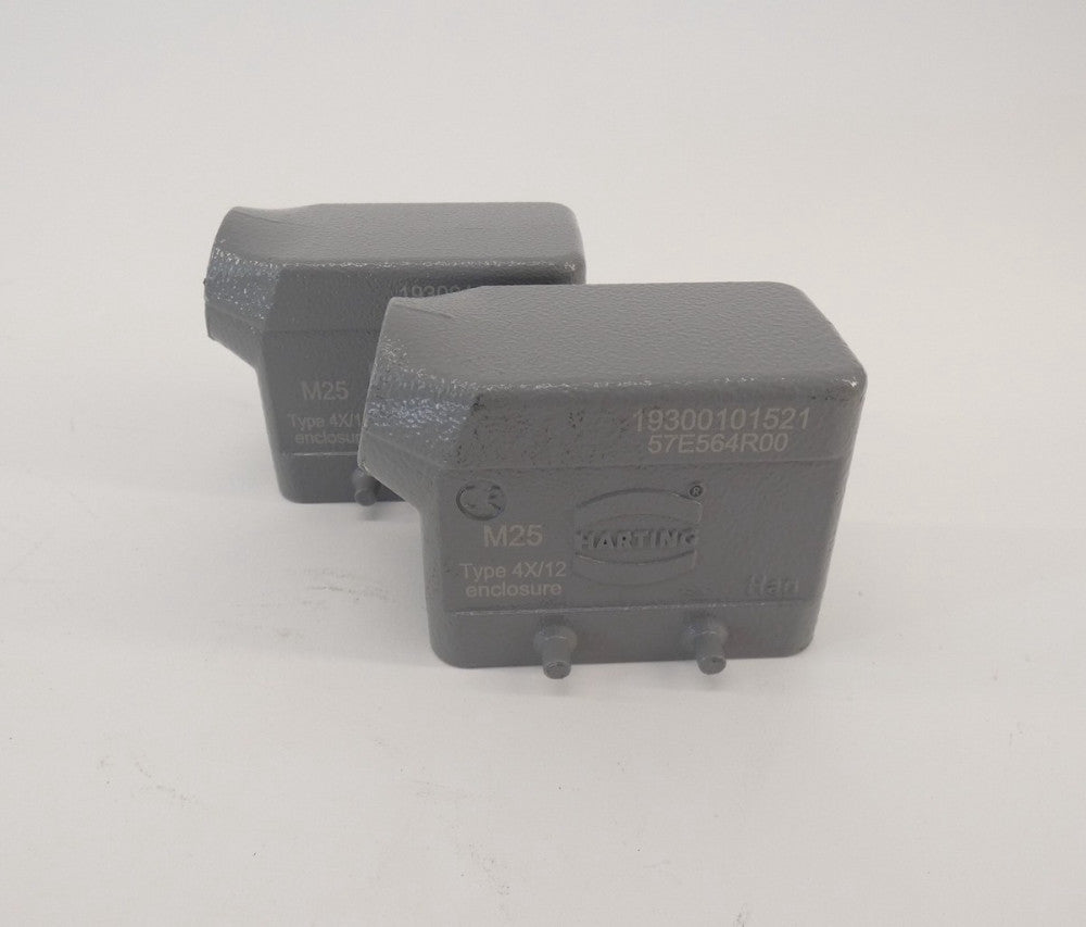 *Lot of 2* Harting 19300101521 Han B M25 Connector Hood - NEW Surplus!
